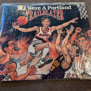 Vintage NBA Portland Trailblazers Kids Book Rip City Basketball Player 1990's